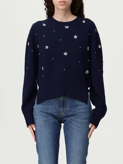 Semicouture Sweater  Woman Color Blue