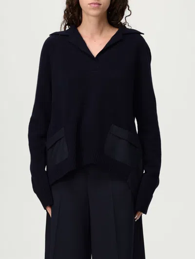 Semicouture Sweater  Woman Color Blue