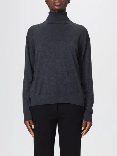 Semicouture Sweater  Woman Color Charcoal In Gray