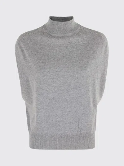 SEMICOUTURE SWEATER SEMICOUTURE WOMAN COLOR GREY,H67107020
