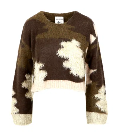 Semicouture Sweaters In Brown