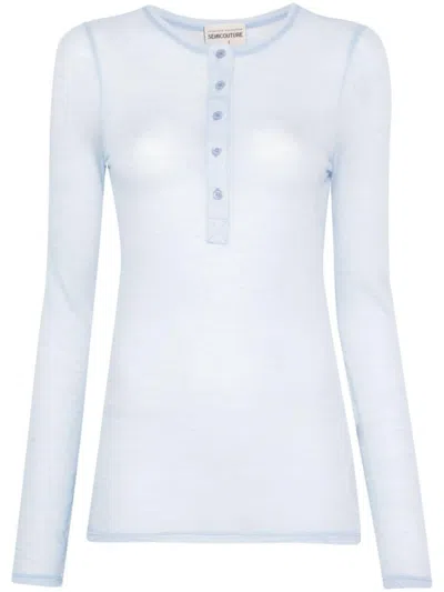 Semicouture Filomena Top In Blue