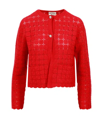 Semicouture Sweaters Pomegranade In Red