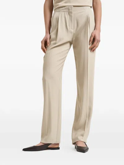 Semicouture Tailored Trousers In Neutral