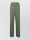Semicouture Tailored Trousers With Pleats And Pockets In Multi