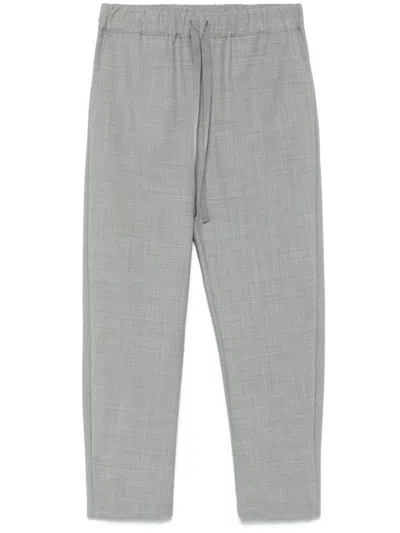 Semicouture Tapered Trousers In Grey