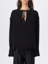 Semicouture Top  Woman Color Black In Black