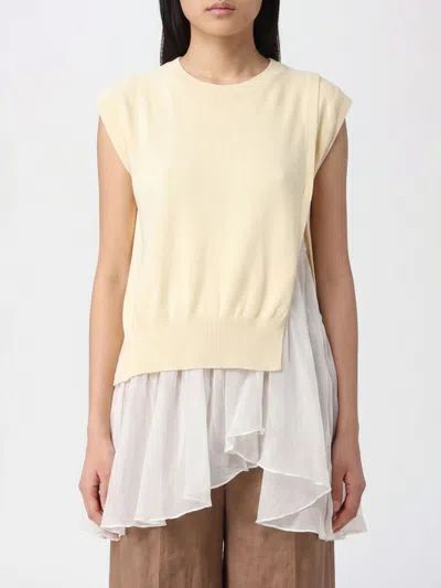 Semicouture Top Woman Color Milk In Multi