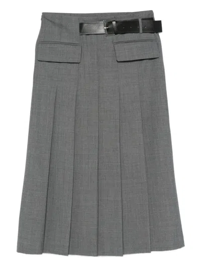 Semicouture Tracy Midi Skirt