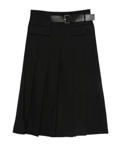 SEMICOUTURE TRACY PLEATED MIDI SKIRT