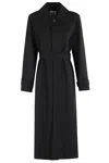 Semicouture Semi Couture Beatrix Trench Coat In Black