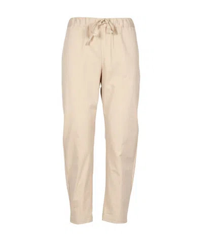 Semicouture Trousers In Brown