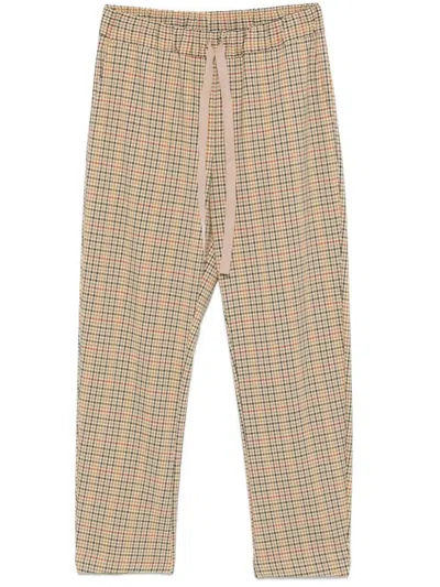 Semicouture Buddy Trousers In Beige