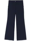 Semicouture Tailored Trousers In Blue