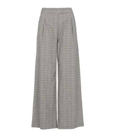 Semicouture Trousers Grey In Gray