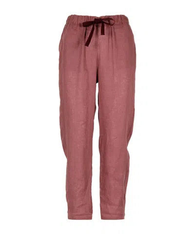 Semicouture Trousers Onion In Brown