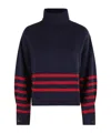 Semicouture Turtleneck Long Sleeve Sweater In Black