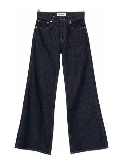 SEMICOUTURE VAQUEROS RECTOS - GRIS