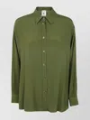 Semicouture Veridiana Long Sleeves Shirt In Green
