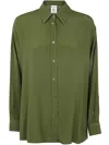 Semicouture Veridiana Long Sleeves Shirt In Green