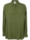 Semicouture Veridiana Long Sleeves Shirt In Forest