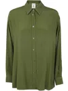 Semicouture Veridiana Long Sleeves Shirt In Green