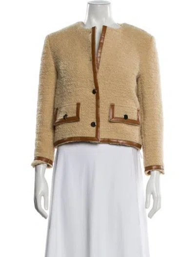 Pre-owned Semicouture Virgin Wool Evening Jacket In Neutral