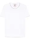 SEMICOUTURE WHITE JEWEL EMBELLISHED T-SHIRT