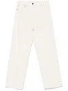 Semicouture White 'milly' Trousers In Cotton