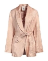 Semicouture Woman Blazer Blush Size 6 Viscose In Pink