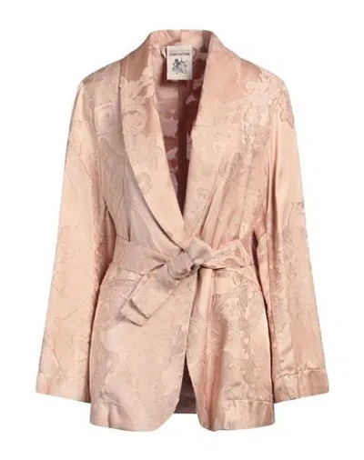 Semicouture Woman Blazer Blush Size 6 Viscose In Pink