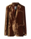 Semicouture Woman Blazer Brown Size 8 Viscose, Polyamide