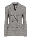 Semicouture Woman Blazer Light Brown Size 10 Polyester, Viscose, Wool, Elastane