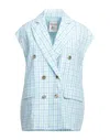 Semicouture Suit Jackets In Blue
