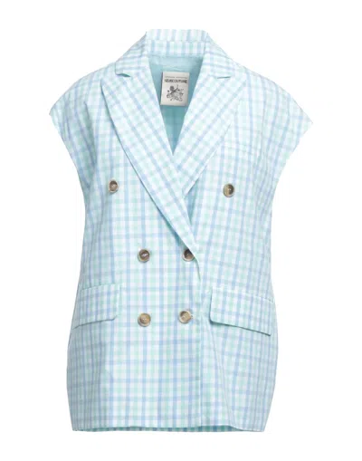 Semicouture Suit Jackets In Blue