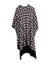 Semicouture Woman Cape Black Size S Wool, Polyamide, Virgin Wool In Black