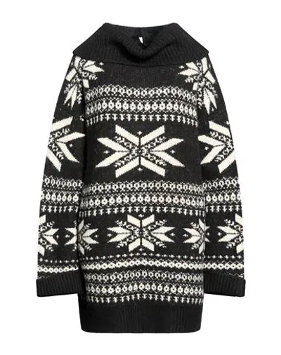 Semicouture Woman Cardigan Black Size M Acrylic, Polyamide, Wool, Viscose