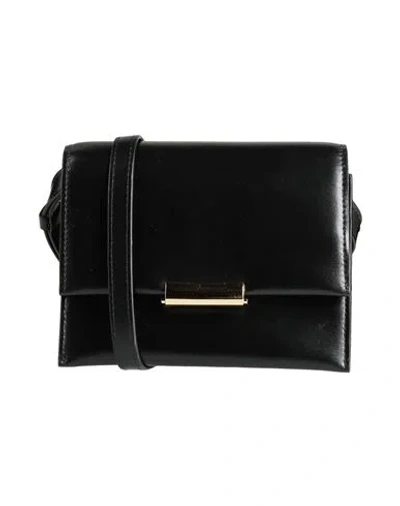 Semicouture Woman Cross-body Bag Black Size - Leather