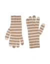 Semicouture Woman Gloves Beige Size Onesize Polyester, Wool, Viscose, Cashmere In Beige