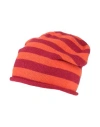 Semicouture Woman Hat Orange Size Onesize Polyester, Wool, Viscose, Cashmere In Orange