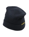 Semicouture Woman Hat Navy Size Onesize Virgin Wool, Polyamide, Cashmere, Elastane In Black