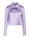 Semicouture Long-sleeved Casual Jacket In Purple