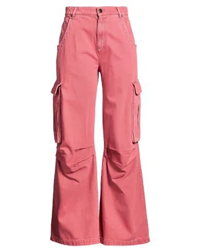 Semicouture Woman Jeans Antique Rose Size 29 Cotton In Pink