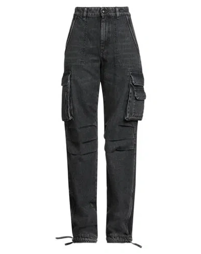 Semicouture Woman Jeans Black Size 28 Cotton