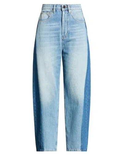 Semicouture Woman Jeans Blue Size 28 Cotton