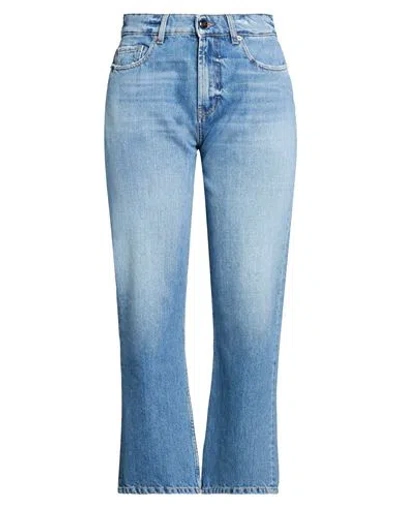 Semicouture Woman Jeans Blue Size 29 Cotton