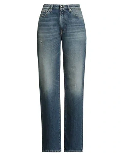 Semicouture Woman Jeans Blue Size 30 Cotton