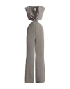 Semicouture Woman Jumpsuit Grey Size 8 Acetate, Silk