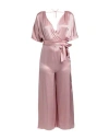 Semicouture Woman Jumpsuit Light Pink Size 2 Acetate, Silk