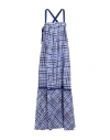 Semicouture Woman Maxi Dress Blue Size 6 Cotton